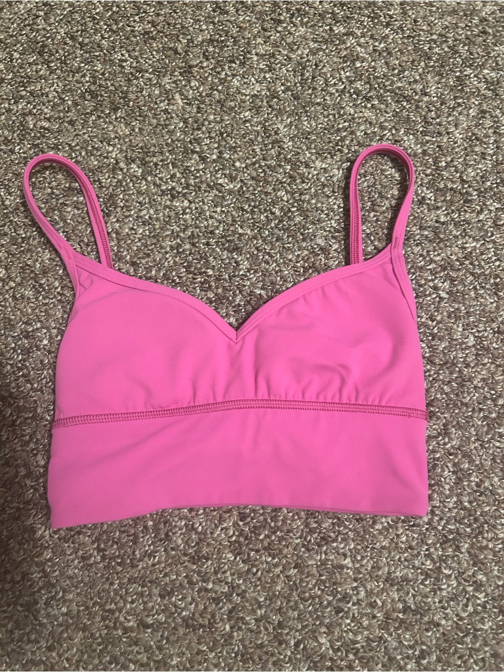 Lululemon 2 Hot Pink Sports Bra